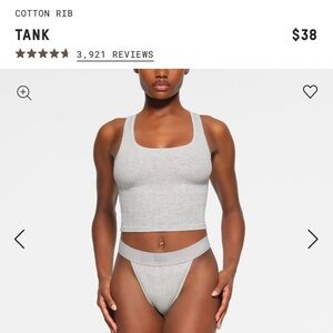 NFS BUNDLE for @sabrinanocs Gray Ribbed Tank